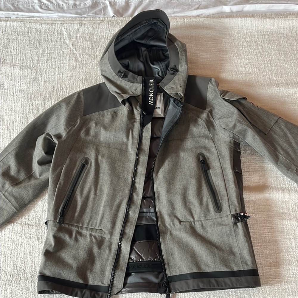 Moncler Men's Gray Hooded Jacket